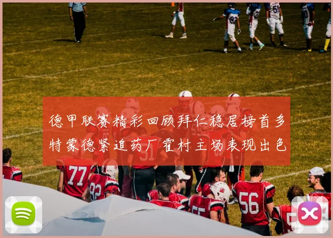 德甲联赛精彩回顾拜仁稳居榜首多特蒙德紧追药厂霍村主场表现出色