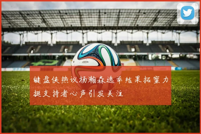 键盘侠热议杨瀚森选举结果拓蜜力挺支持者心声引发关注